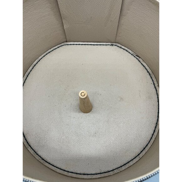 Vintage Black Vinyl Hat Box With Zipper & Handle 13X13X12.5" READ - Picture 6 of 11